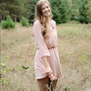 Blush pink dress